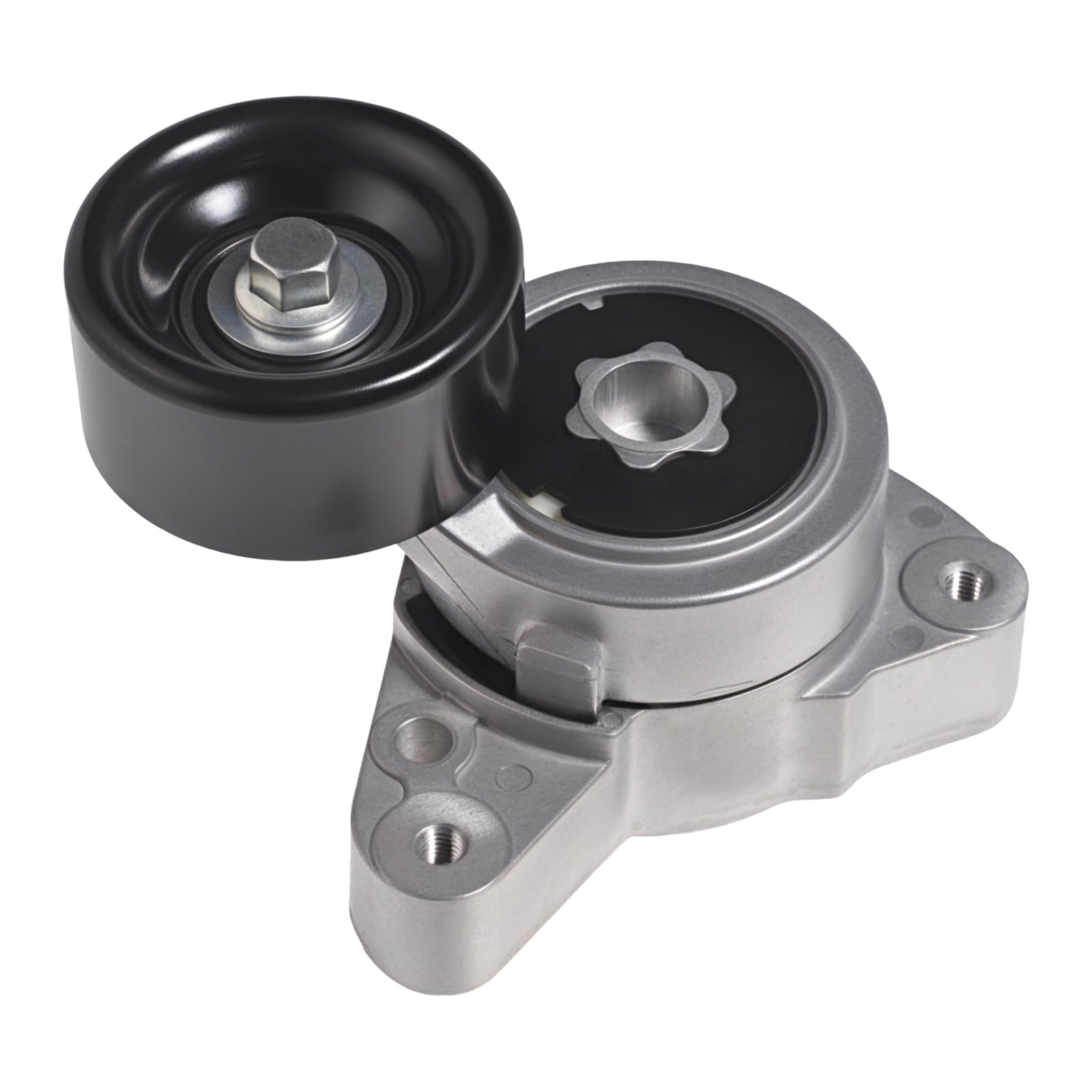 TUCAREST 38278 (For 2.0L/2.3L/2.4L) Drive Belt Tensioner Pulley Assembly Fit For 13-15 Ac-ura ILX, 07-12 RDX, 04-08 TSX /03-07 Ho-nda Accord, 02-14 CR-V, 06-15 Civic, 03-11 Element [# 31170PNA003]
