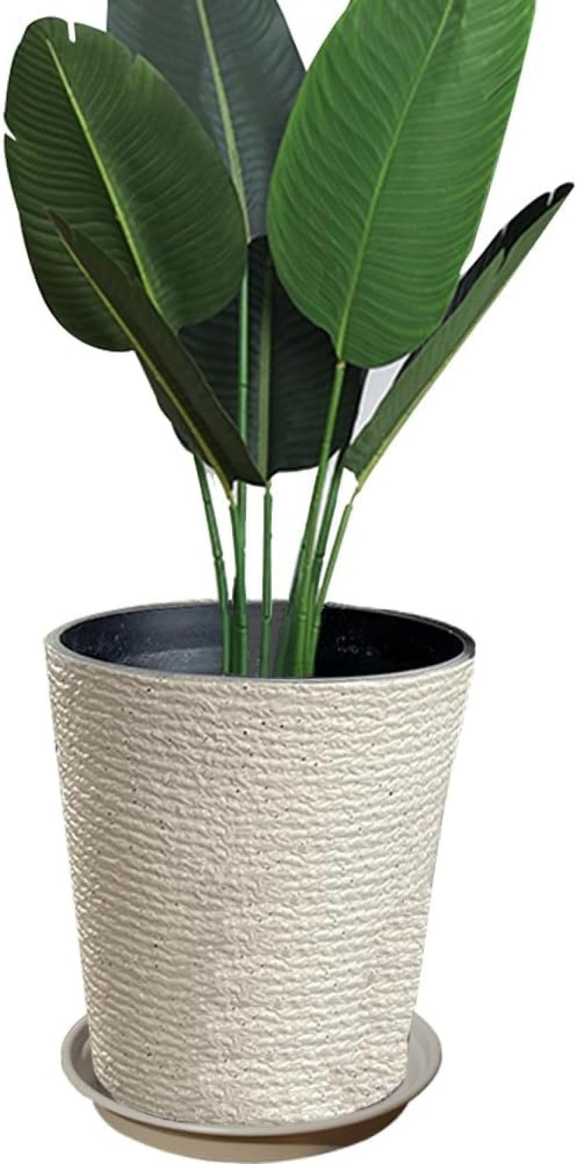 Amazon.co.jp: プランター 大型 おしゃれ 受け皿付き 植木鉢 大型 軽量
