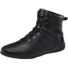 Men Women Boxing Shoes, Lightweight Squat Wrestling Trainers Leather Boxers Shoes Fashion Weightlifting Workout Fitness Shoes