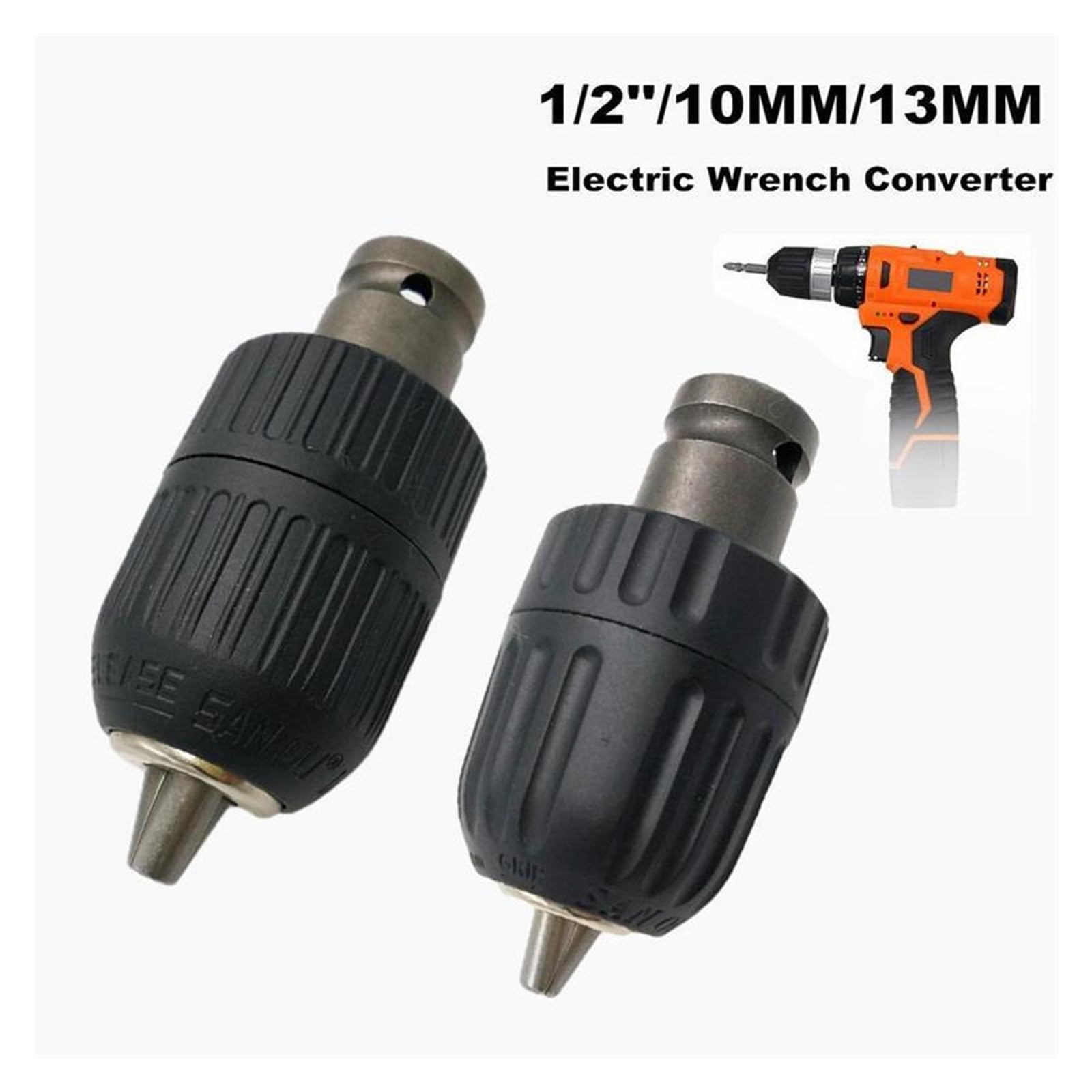 1/2 tuleja adaptera klucza elektrycznego mały młot pneumatyczny półka do obróbki drewna adapter klucza elektrycznego uchwyt wiertarski elektryczny (Color : 02)