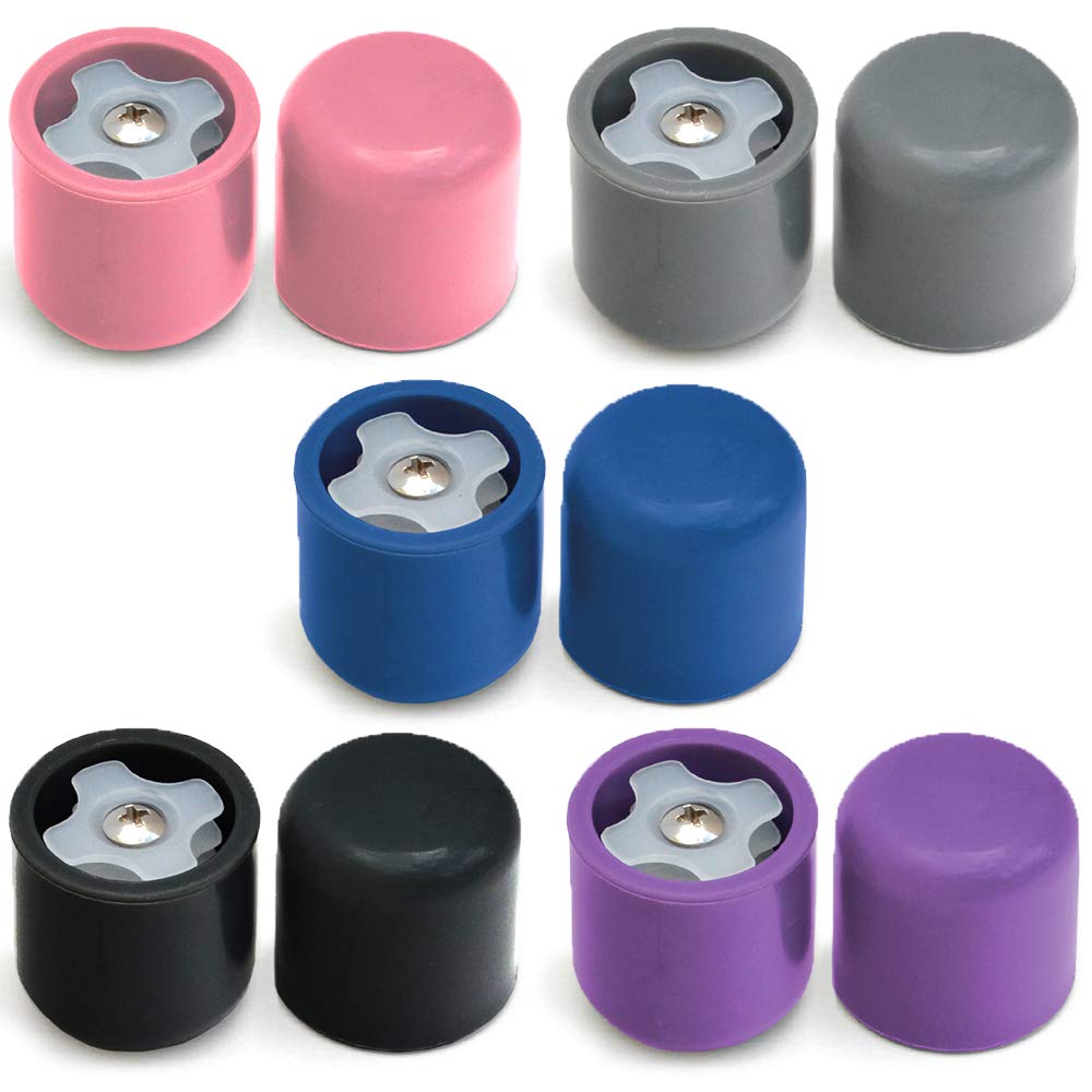 Durable Walker Caps - Extra Thick & Pink -4 Durable Walker Caps - Extra Thick & Pink -4