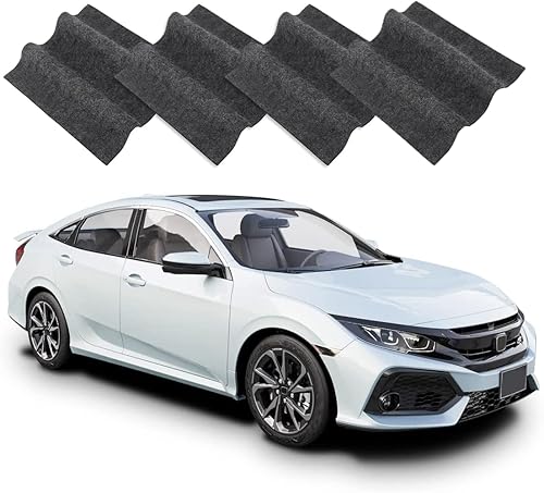 XINLIYA 4 piezas de tela nano brillante para arañazos de coche, paño mágico removedor de arañazos para reparar arañazos de pintura de coche y pulido