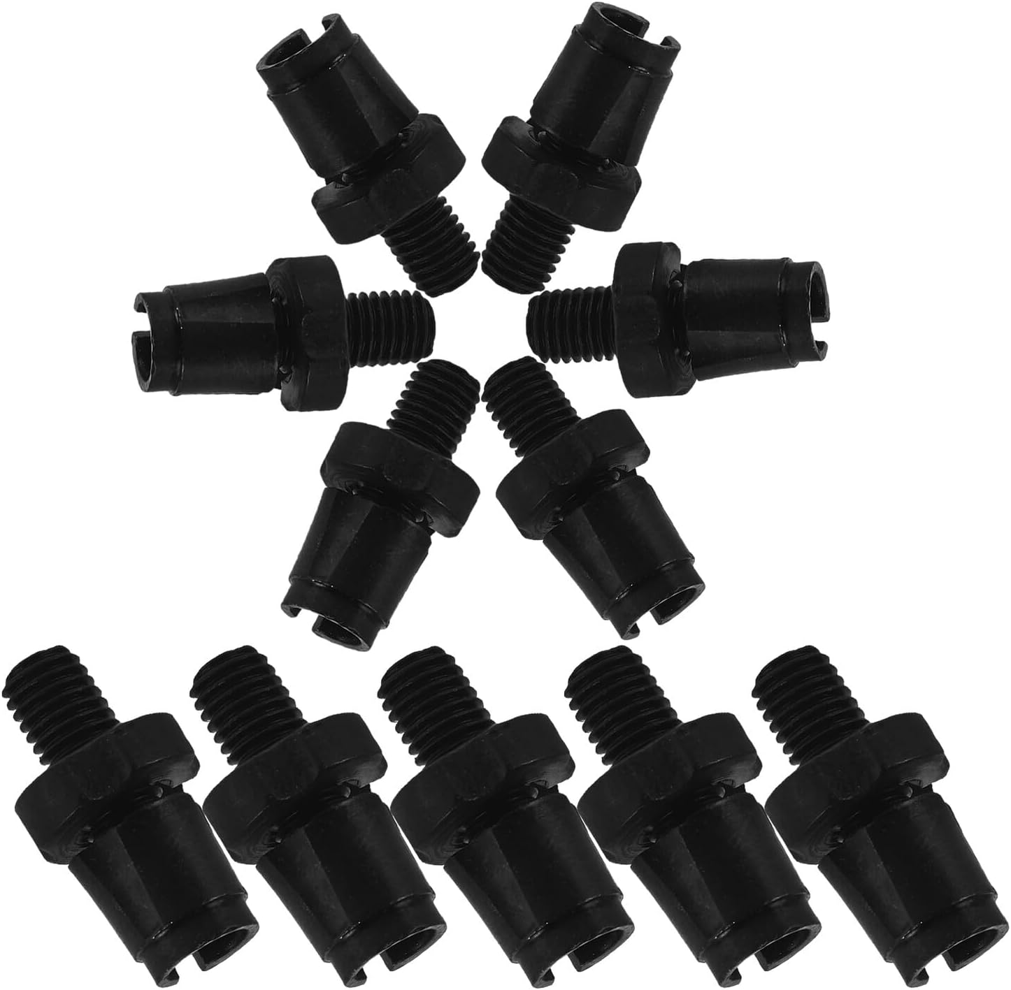 15pcs M7 Brake Lever Adjuster Screws Aluminum Barrel Brake Accessories Lightweight Bicycle Adjustment Screws for Mountain Road Fixed Gear Bikes