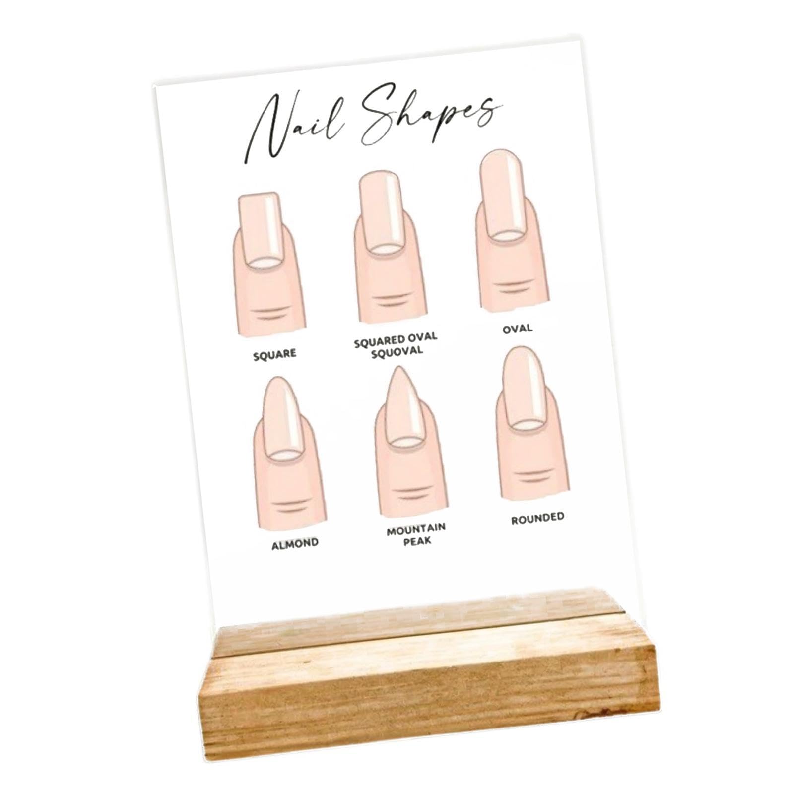 CALANDIS Nail Art Display Board with Wood Base Gel Polish Rack Nail Art Display Stand | Nail Practice & Display | Nail Care Manicure & Pedicure | Health & Beauty-image-48