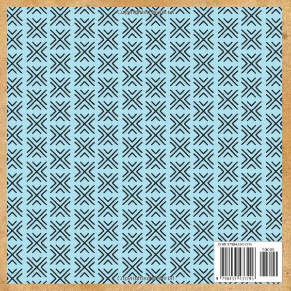 scrapbook paper african mud pattern for scrapbooking supplies & DIY craft junk journal pack kit 28 patterned crafting sheet for decoupage collage & ... 14 textured decorative papercraft design image 3