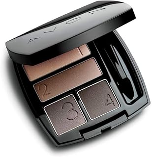 Avon True Color - Ombretto, 4 colori, colore: Tortora