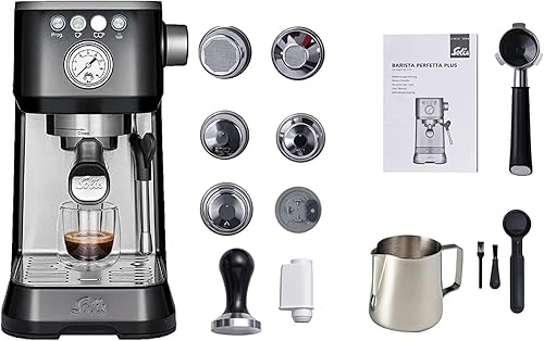 Miniatura 8 de SOLIS Barista Perfetta Plus - Máquina de café espresso (negro - paquete Scala)