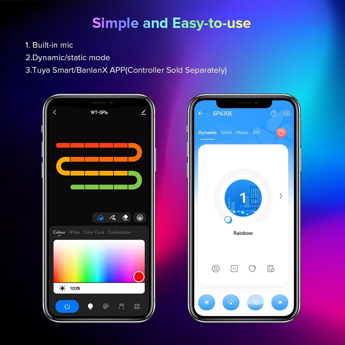 Smartphone App Control for LED Strips