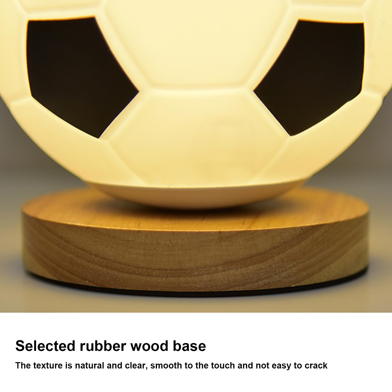 Generico Lámpara de de fútbol, luz nocturna de fútbol | lámpara pequeña moderna, lámpara de mesa LED, luz nocturna creativa para salón, dormitorio, habitación de los niños, dormitor