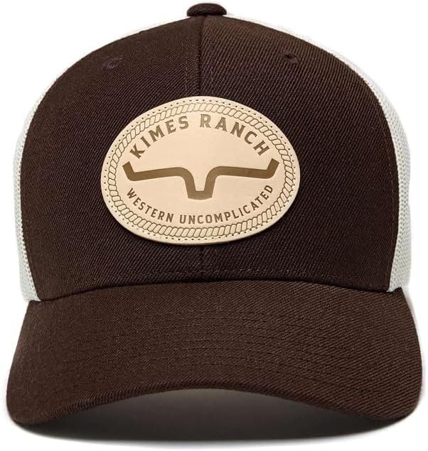 Kimes Ranch Carson Trucker Hat – Mid Profile X Fit Curved Bill Snapback