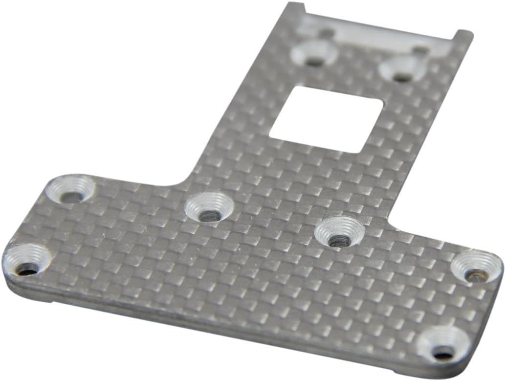Team C - Carbon Chassis Plate Rear For Gear Diff. [Juguete]