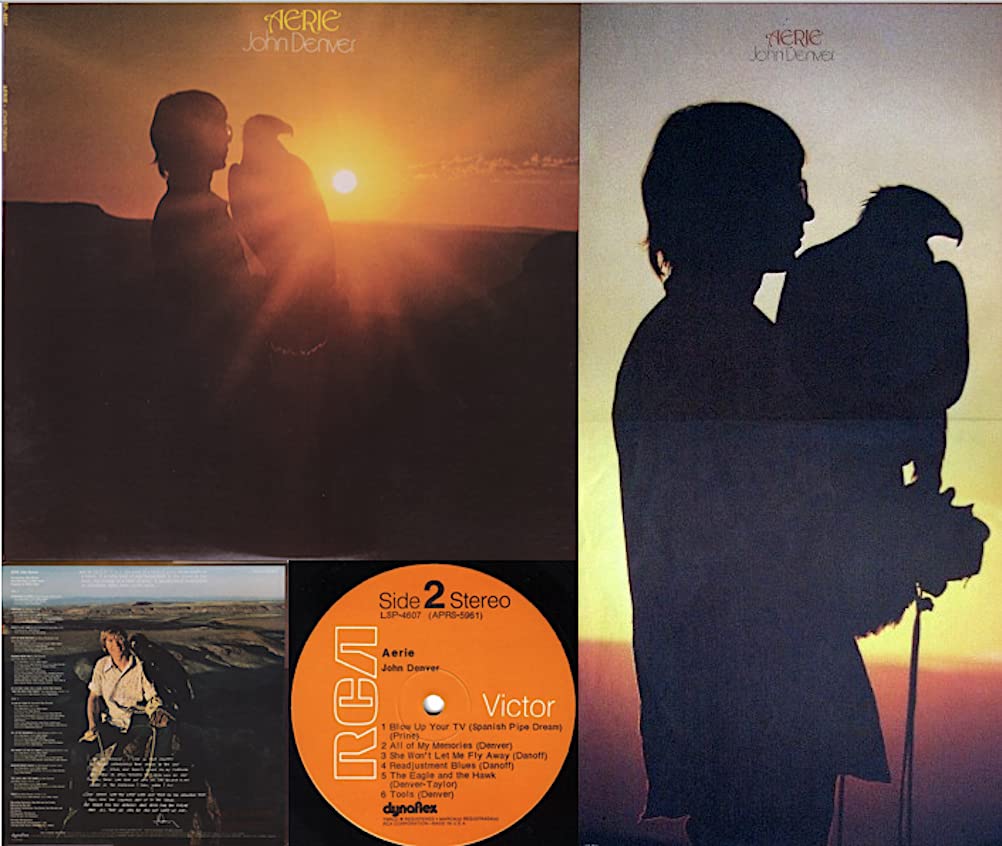 Amazon.com: JOHN DENVER : Aerie [1971 LP with POSTER]: CDs & Vinyl