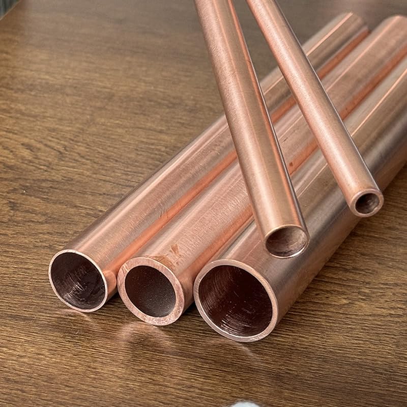 1pc Copper Tubing Hollow Round Pipe Straight Tube