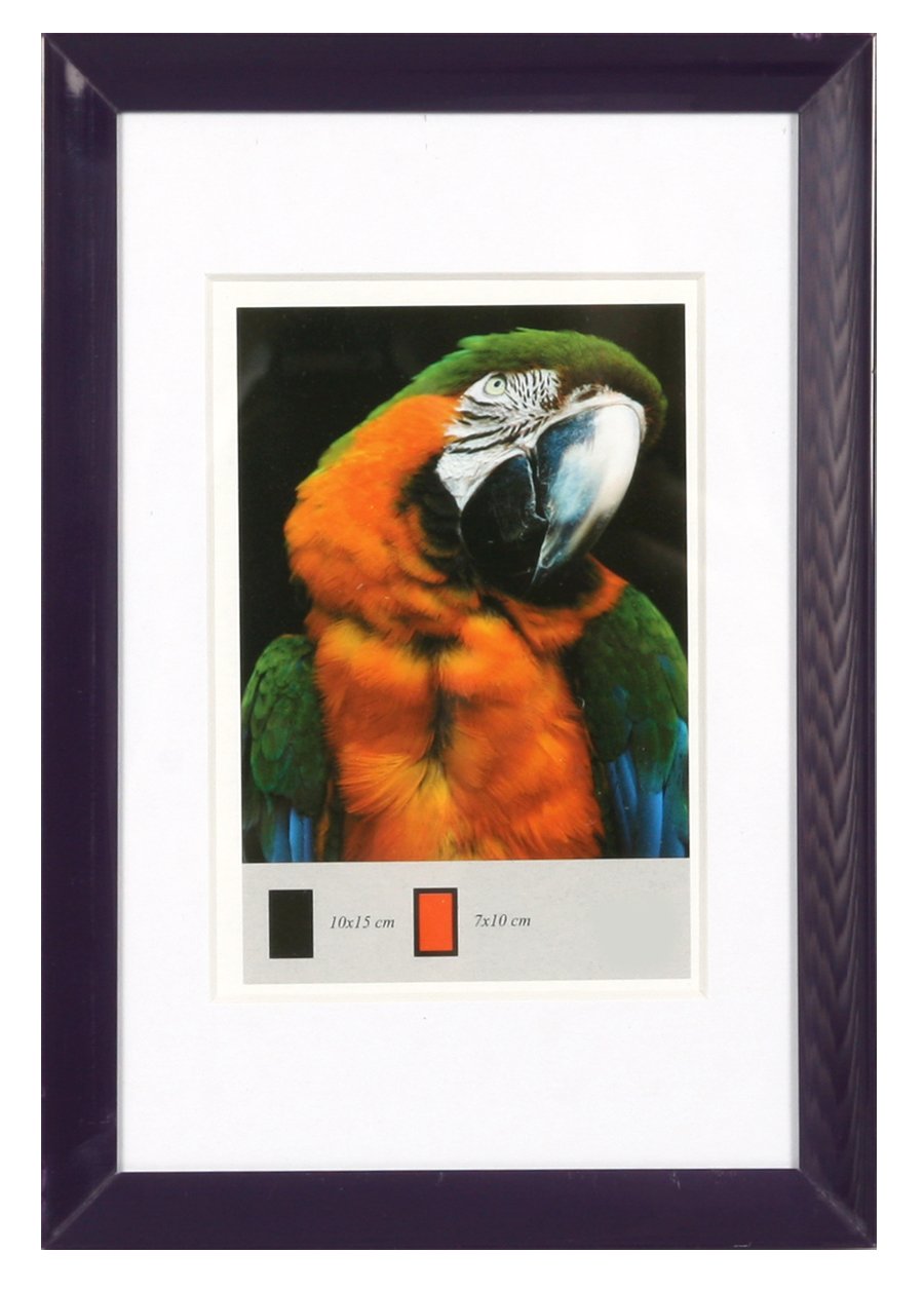 Timeless Photo Frame - 10x15 to 40x50 with Mount 13x18 purple