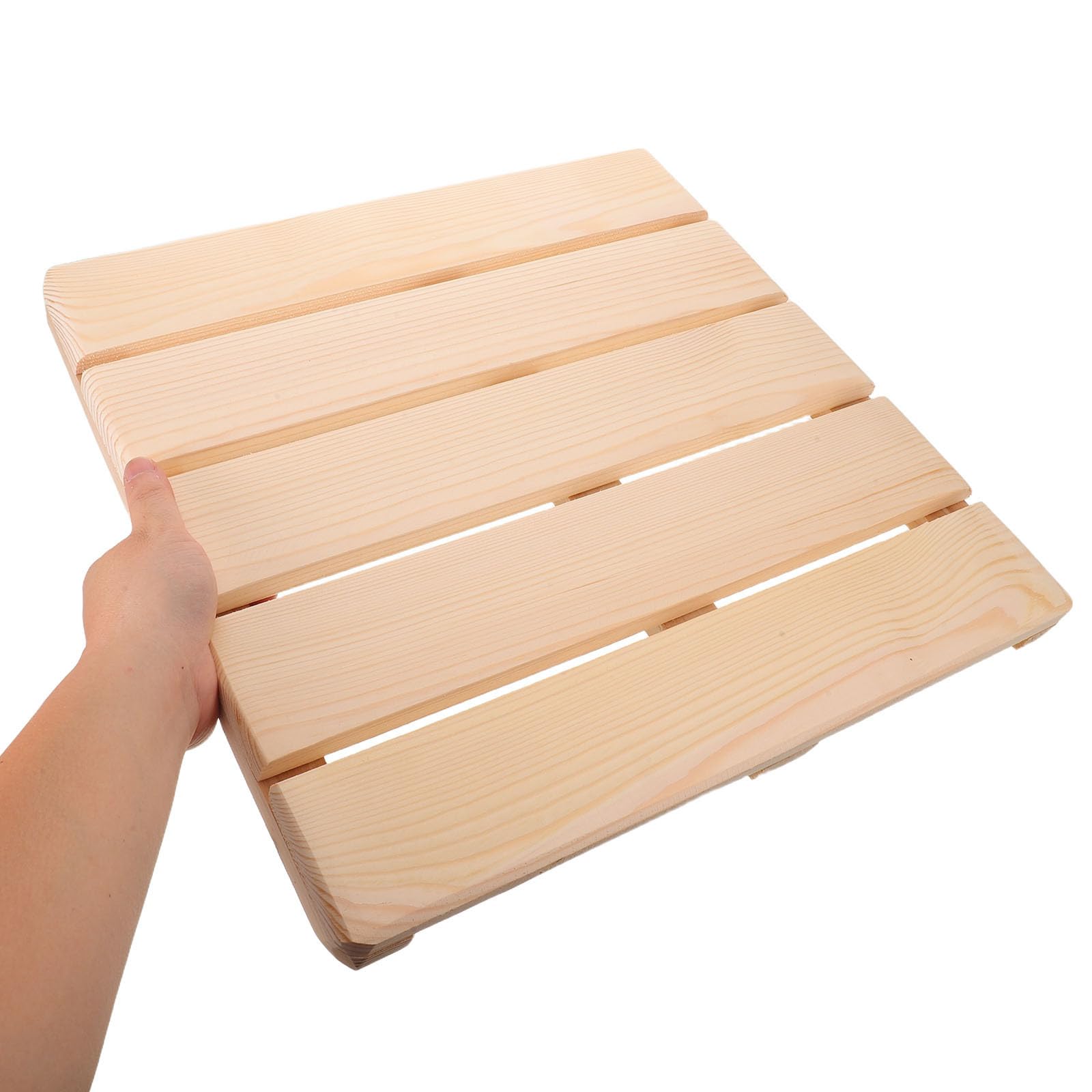 VALICLUD Tappetino Doccia in Legno Antiscivolo per Bagno, Pannelli