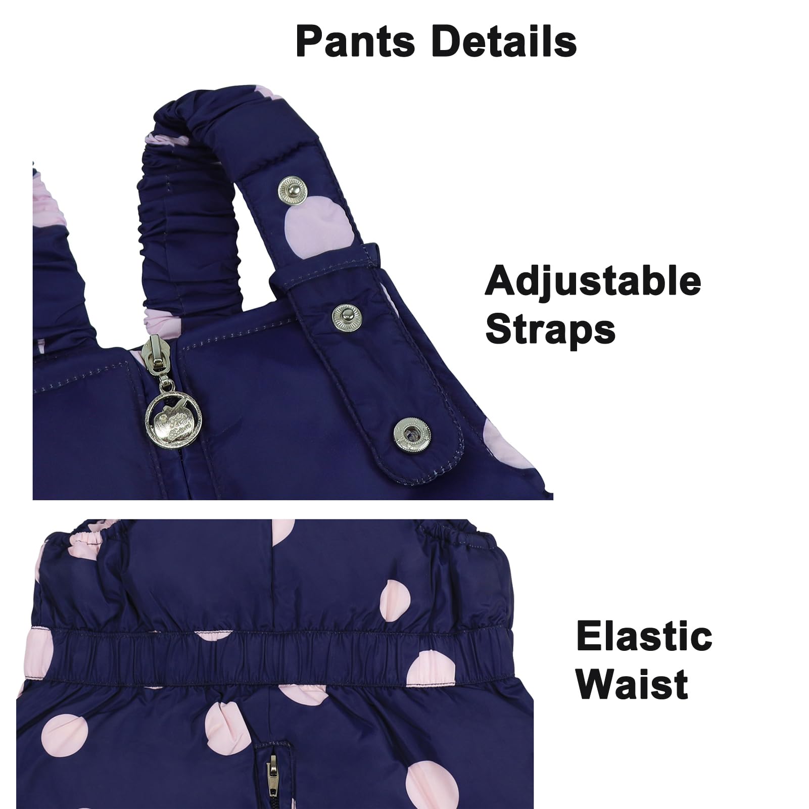 Tuta Da Sci Bambino 2 Pezzi - Giacca Piumino + Saloppette, Impermeabile E Antivento, Per Neve - Foto 6