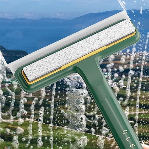 Miniatura 2 de PHILISENMALL Cepillo de limpieza de esponja de vidrio de doble cara 4 en 1, herramienta de limpieza portátil para limpiacristales de ventana, diseño