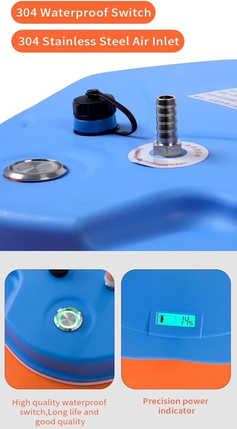 Scuba Diving Ventilator Tankless Diving System, Portable and Rechargeable, 33ft Dive Depth