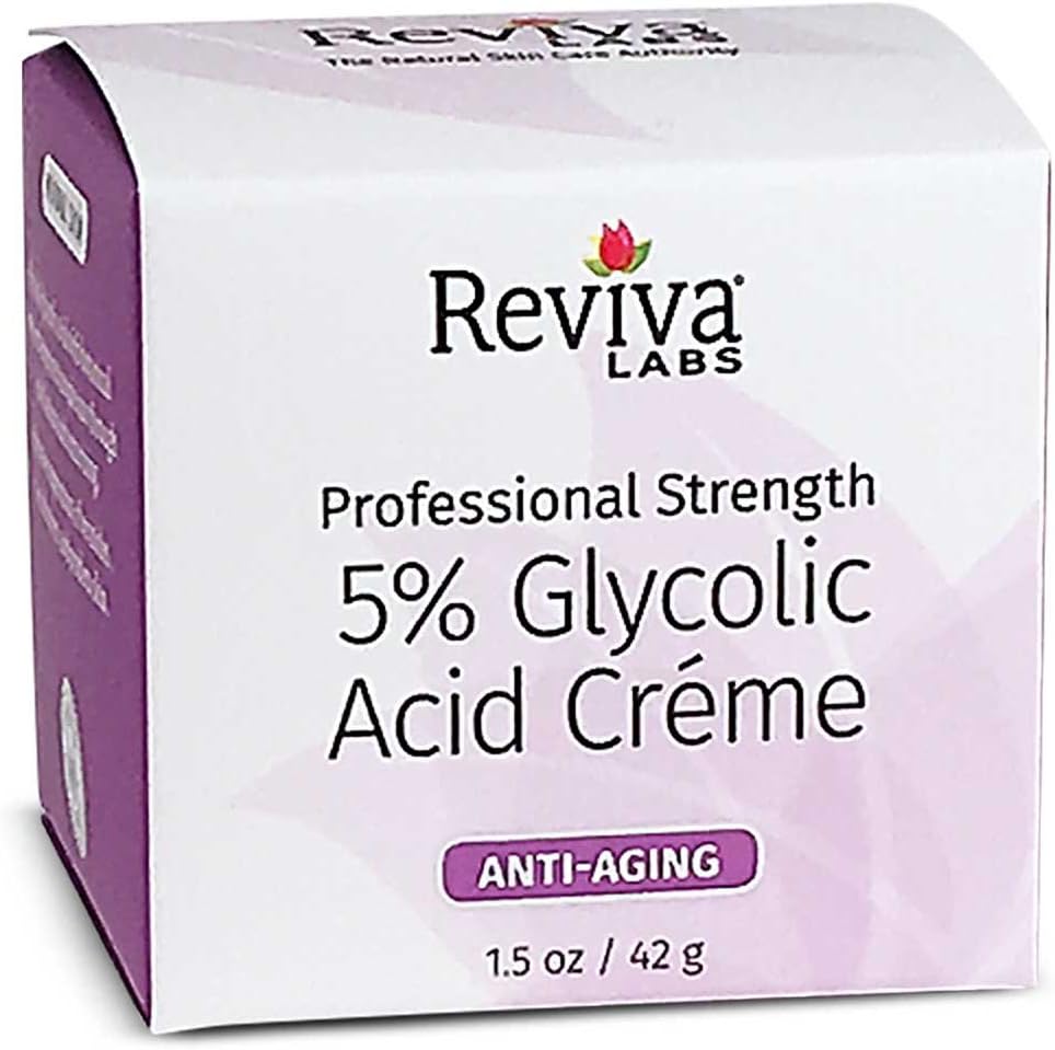 REVIVA LABS - 5% Glycolic Acid Créme (1.5 oz)