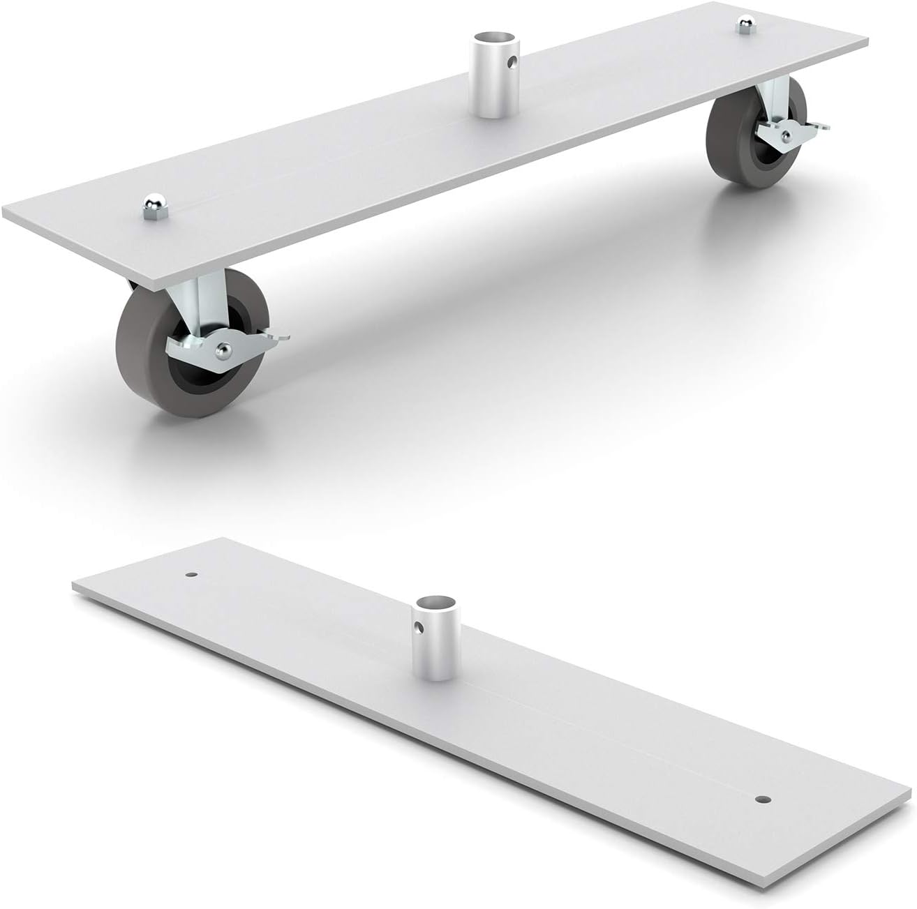 Clear Room Partitions/Dividers - for Offices, Restaurants, Lobbies and Other Public Areas. 72" x 72" with or Without Wheels (Base with Out Wheels)