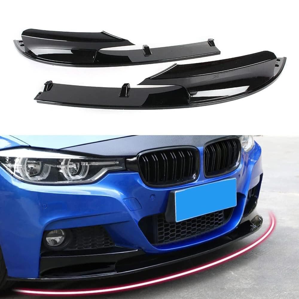 Voiture Becquets Pare-Chocs Avant pour BMW F30 F31 3 Series 2012 2013 2014-2018 M-Sport, Pare Choc Avant Lame Spoiler De Lèvre Cache Lèvre Diffuseurs Becquet Garde Kit