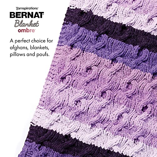 Image of Bernat Blanket Ombre Ocean Teal Ombre Yarn of 300g /10.5oz - Polyester - 6 Super Bulky - 220 Yards - Knitting /Crochet (Pack of 24)