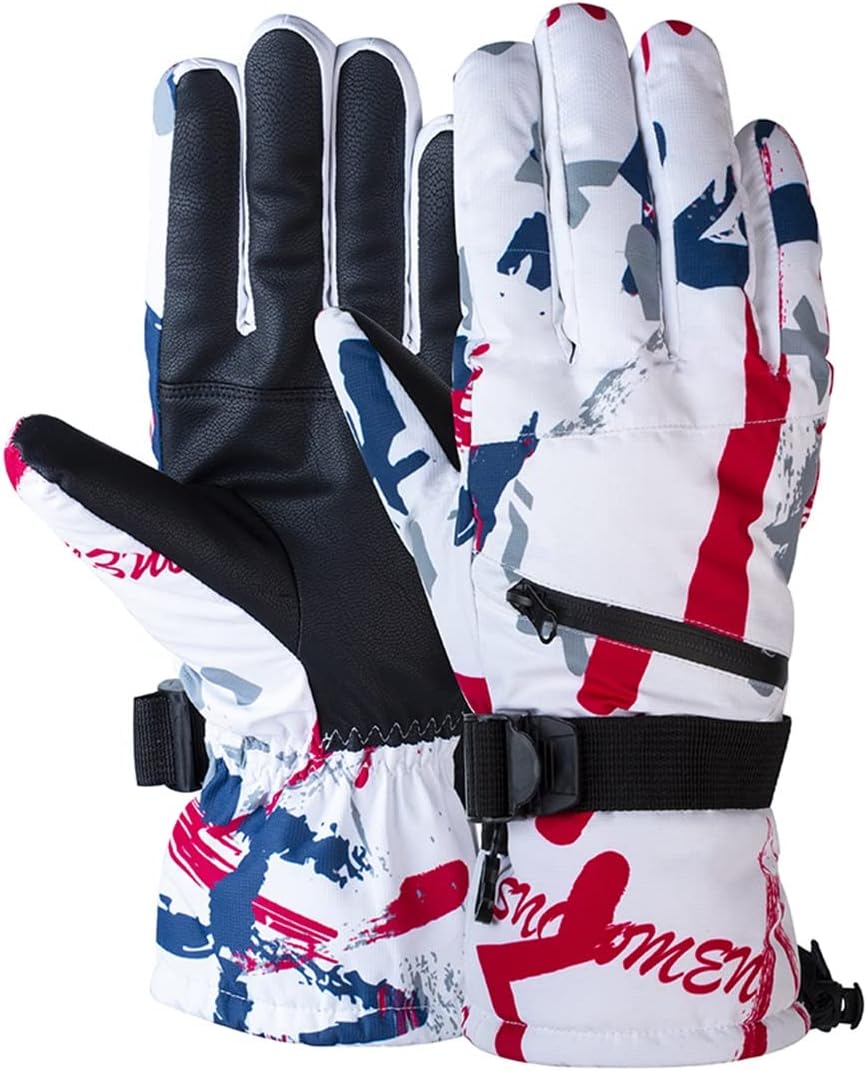 Winter Snowboard Ski Gloves Touch Screen Motorcycle Riding Fleece Warm Snow Gloves Unisex