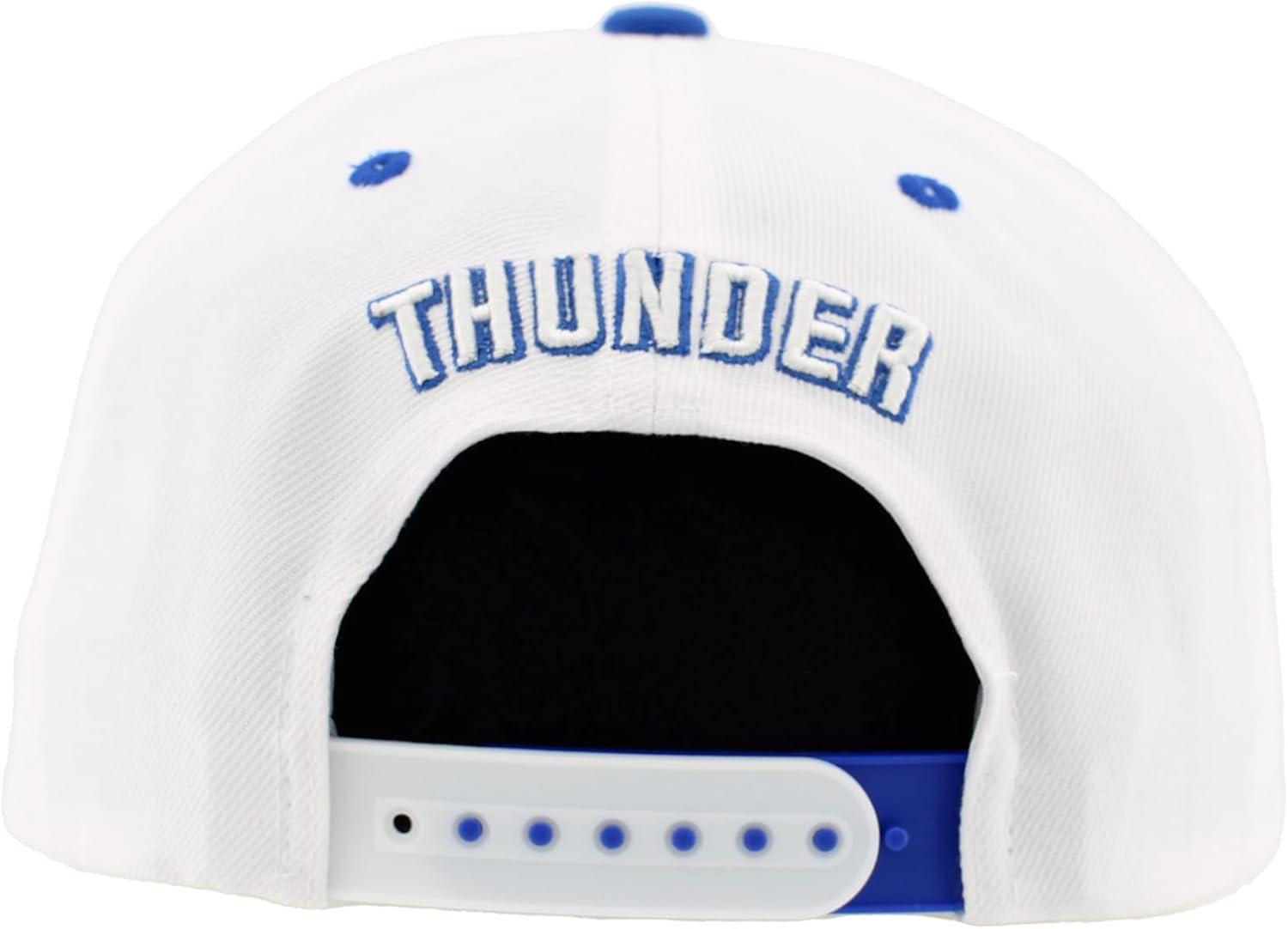 ZHATS NBA Unisex-Adult NBA Officially Licensed Adjustable Snapback Hat Flat Bill Z11 Pop White - Image 4