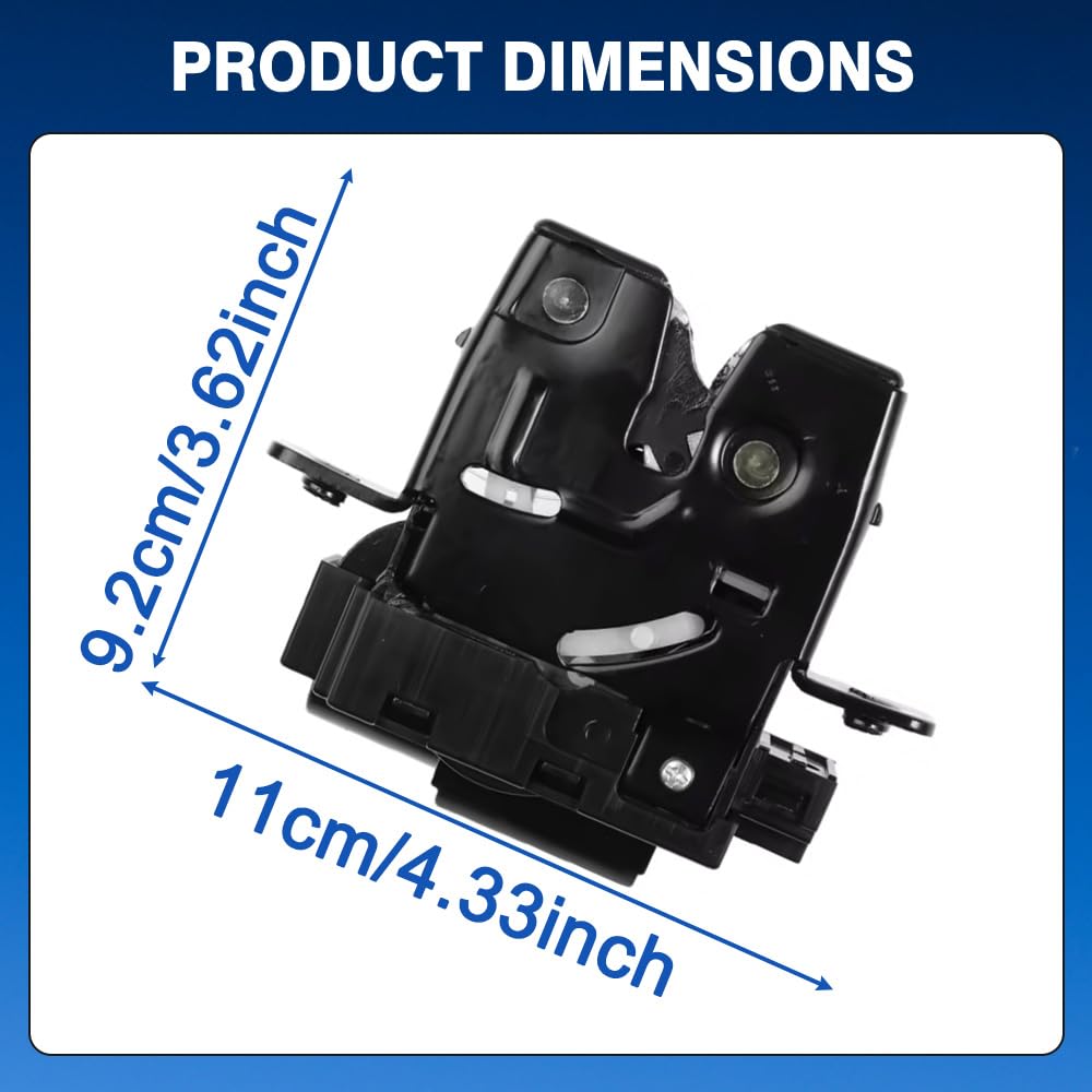 Trunk Lock Actuator 90502-ED00A, 90502ED00A, 90502-2DX0A, 905202DX0A Compatible with Nissan Tiida 2005 2006 2007 2008 2009 2010 Qashqai 2008 2009 2010 2011 2012 2013 2014 2015