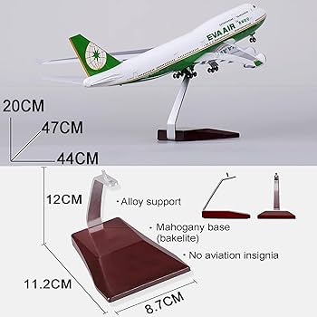 EVA航空 Aviationtag B747-400 ホワイトメインコンビ EVA航空 Aviationtag B747-400 ホワイトメインコンビ EVA航空
