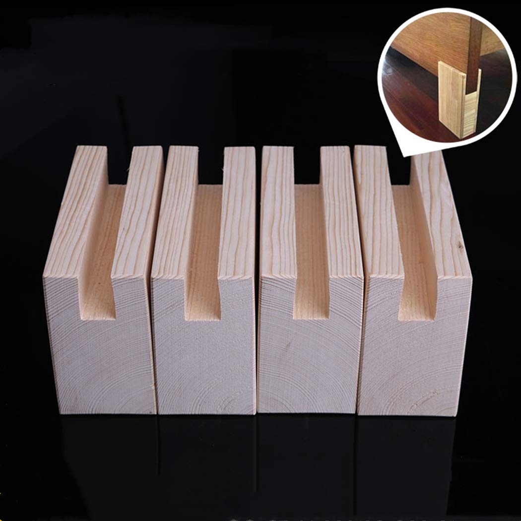 4 Holz-Möbelheber – Erhöht Betten, Sofas & Tische Um Bis Zu 10 Cm