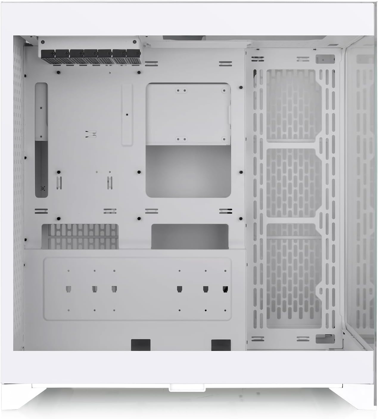 Thermaltake CTE E600 MX Snow | ATX/E‑ATX PC Case | Dual‑Chamber Layout | Tempered Glass | Airflow | 420mm Radiator | Quiet Build 4
