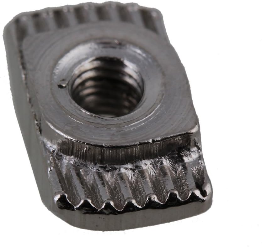 Carbon Steel 20 Series European T Sliding Nut Block Slot Nuts Drop In M3 Pack of 50