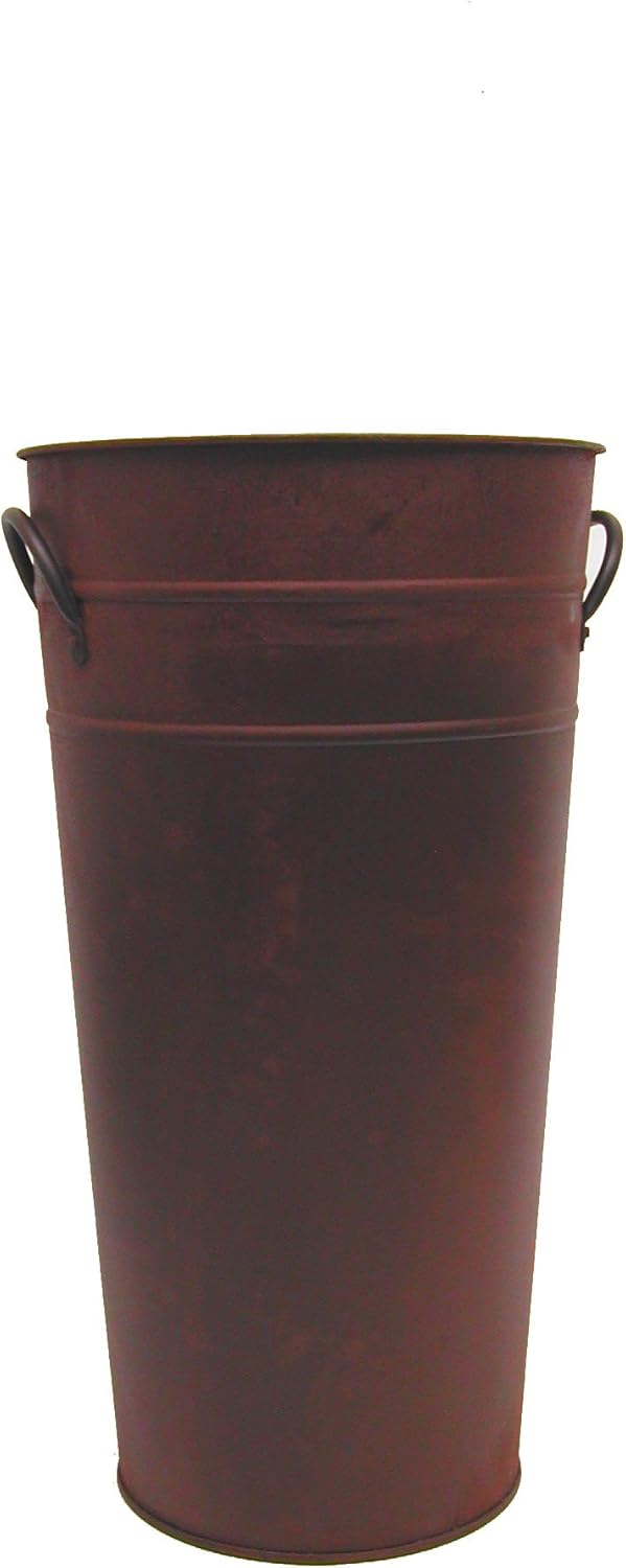 Craft Outlet Inc Craft Outlet Rustic Flower Bucket, 15Inch, Brown Home & Kitchen