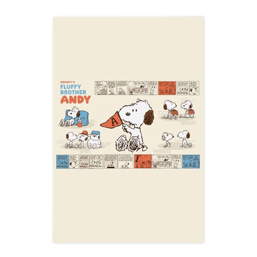 Amazon.co.jp: スヌーピー アンディ ポスター 絵画 インテリア