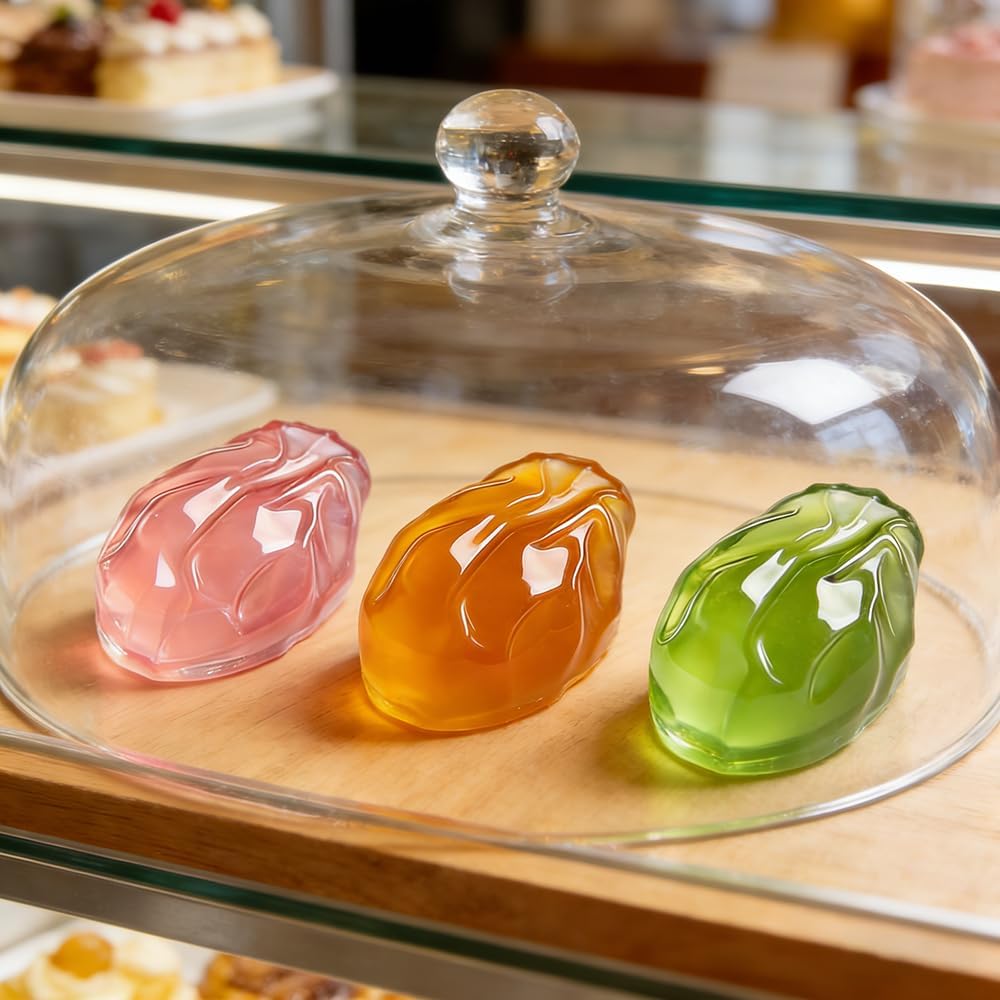 6-Hole Pistachio Nut Mold Silicone Cake Molds for Baking Party Dessert Food Grade Silicone Molds for Chocolate Mousse Cake Mould Non-stick Baking Mould Cookie Pudding Jello Mold DIY Cakes Decoration