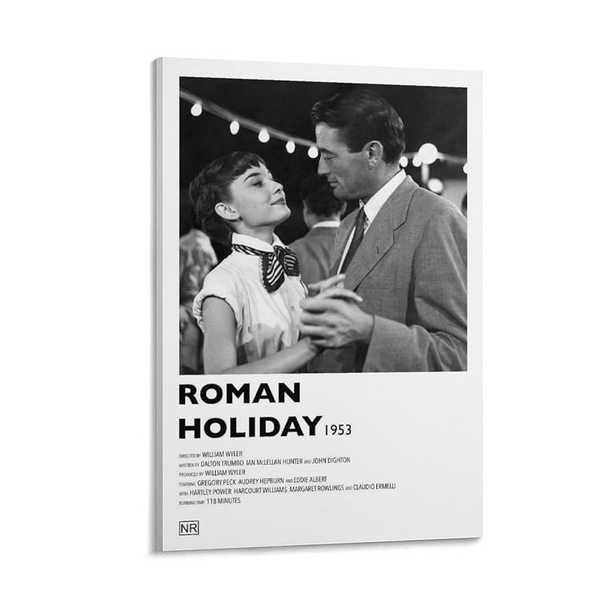 オードリー•ヘプバーン　ローマの休日　キャンバスボード Amazon.co.jp: オードリーヘプバーンローマの休日ロマンティック