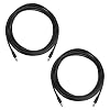KSK Solar Panel Power Cable for Trail Camera,5.5x2.1mm Male to 5.5x2.1mm Male DC Power Cord for Solar Panel and Trail Camera,Compatible with Spypoint Trail Cameras,79in2M,2PC