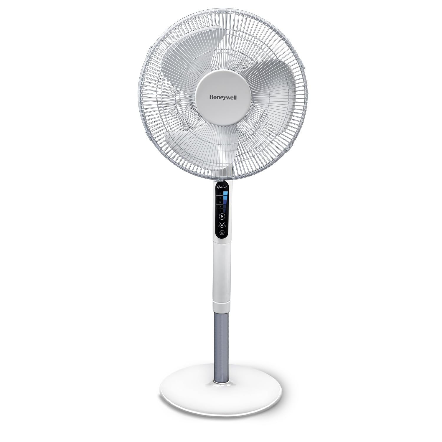 HONEYWELL Advanced QuietSet HSF600 Ayaklı Vantilatör, 5 HIz Ayarı, Zamanlayıcı Fonksiyonu, 70 Derece Salınım, Yükseklik, Uzaktan Kumandalı - Beyaz