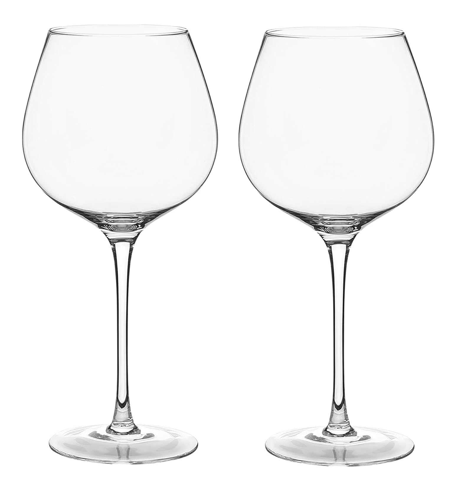 VILON Italian Premium Balloon Red White Or Brandy Premium Crytal Clear Wine Glasses | 650 ML Ideal for Champagne, Cocktail Party Whisky Glass | Transparent | Set of 6 4