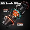 Spider Farmer Pipe Fan 150 mm Pipe Fan with GGS Temp Humidity Controller 685 m³/h EC Motor 62 W Grow Fan Ventilation Extractor Fan for Grow Tent Grow Box Hydroponics