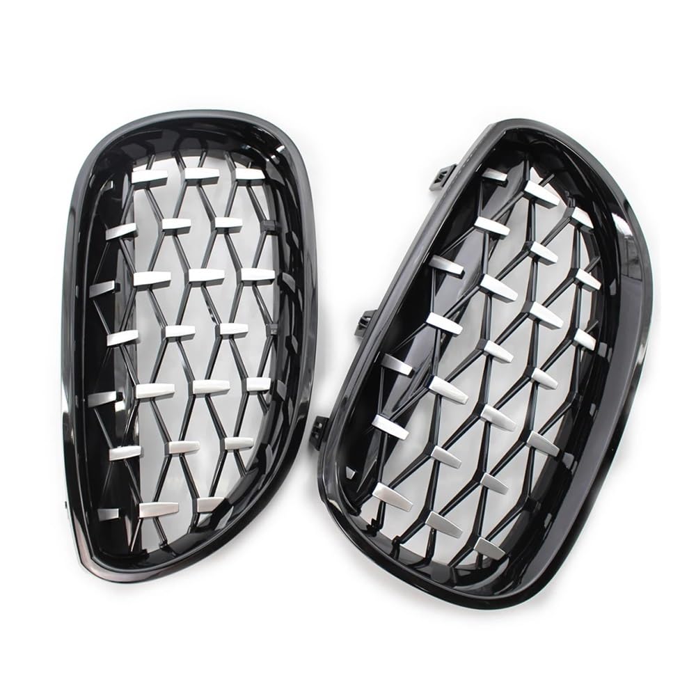 Calandre avant pour BMW Série 5 E60 E61 noir mat look M5 2003-2010 - 4