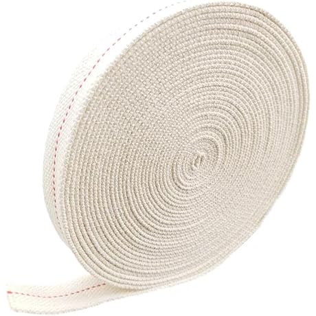 1" Inch Flat Oil Lamp Wicks