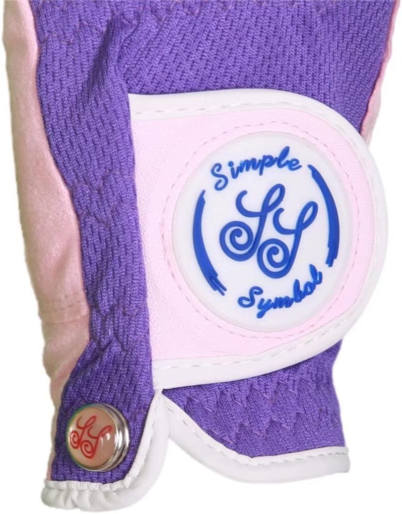 Women's RainGrip Golf Glove,Hot Wet Weather Comfort,Four Colors,Pink/Purple/White/Green, Left Hand Right Hand(Purple,M,Left)