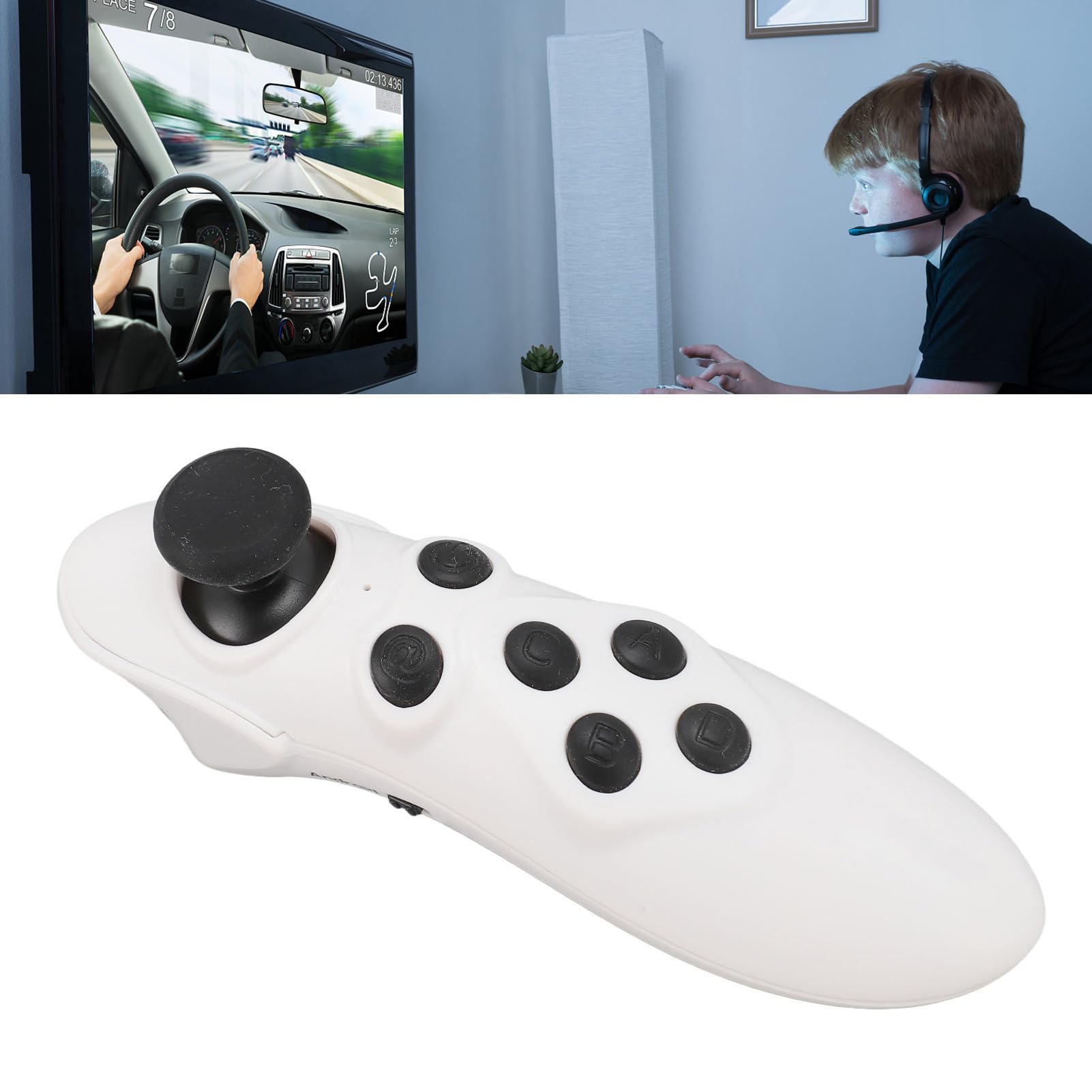 Universale Bluetooth Remote Controller Gamepad Wireless Mouse Mini Wireless Joystick Per Ios For Samsung Android Vr Box 3d