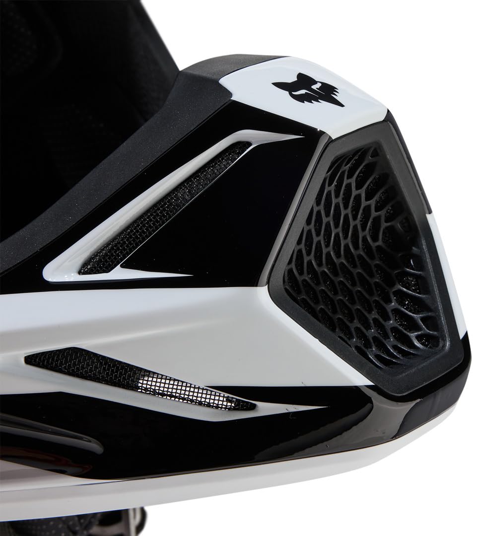 Amazon.com: Fox Racing V3 Magnetic Helmet (White) 31367-008