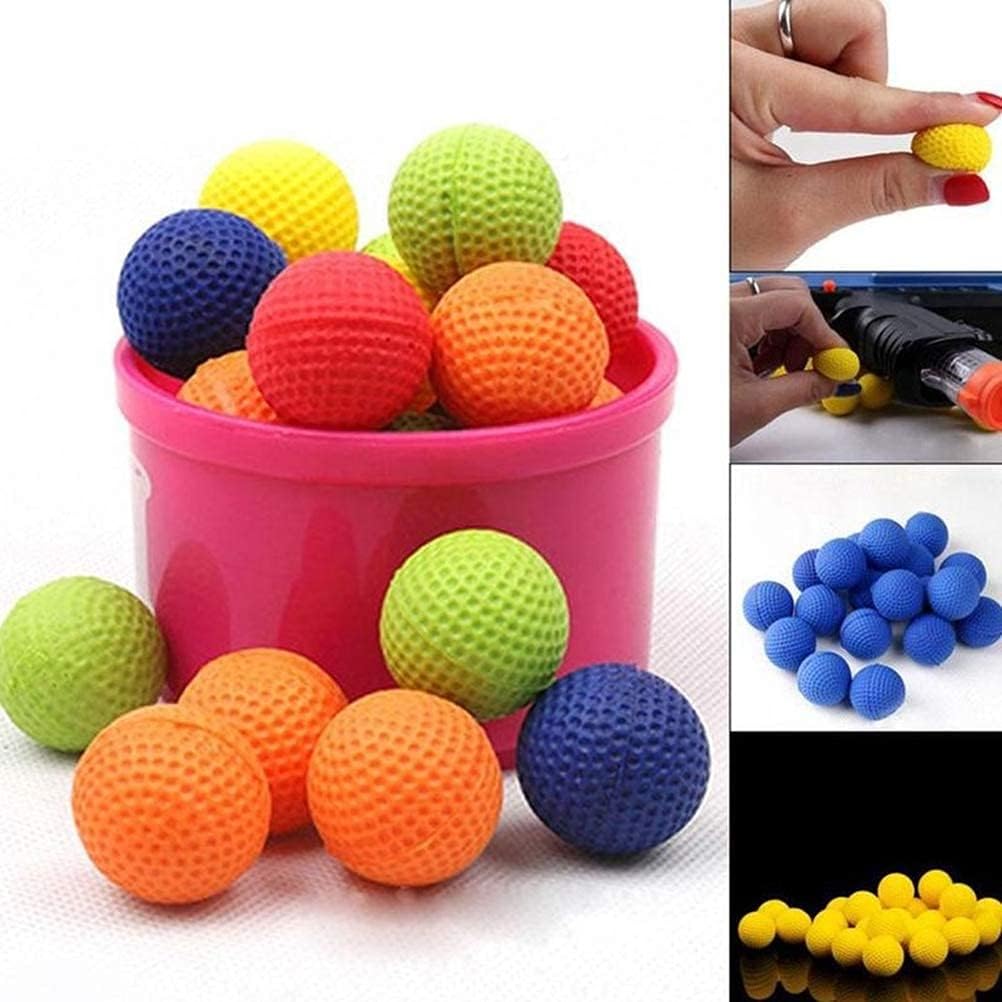 LemoHome Red Bulk Foam Bullet Ball Replacement Refill Pack, Compatible with Nerf Rival Blasters Prometheus, Apollo, Zeus, Khaos, Atlas, Artemis, Kronos & Nemesis (Red)