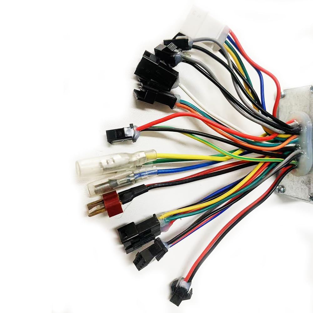 Electric Bicycle Controller X055-AB001 DC48V 18A Motor Speed Brushless Controller for Electric Bicycle E-Bike Scooter Display Meter KDS Aluminium Alloy