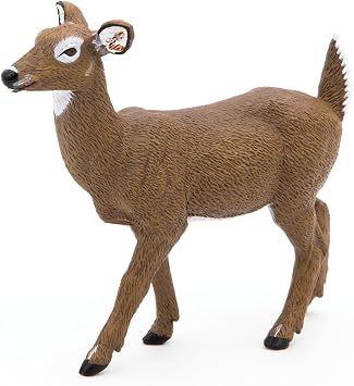 Papo - Realistic Virginia Deer Figure - Ages 3+ Wild Life Collection - Educational Play Forest Animals - Gift Idea Toy for Girls and Boys