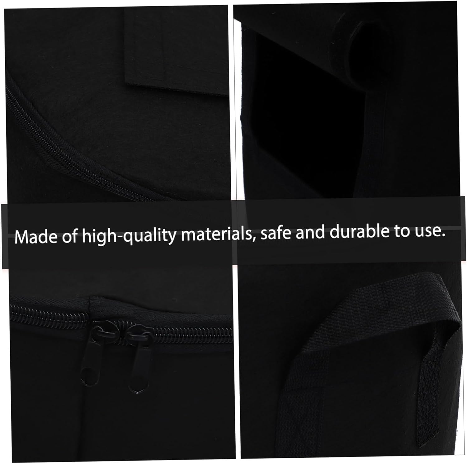 1pc Compost Fermentation Bag for Fallen Leaves and Garden Waste Black Diameter Height for Composting and Plant Growth Courtyards and Gardens